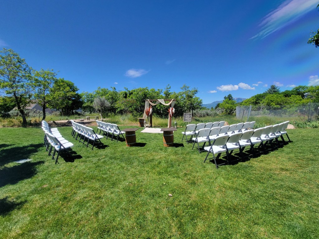 Heber Valley Events tables and chairs