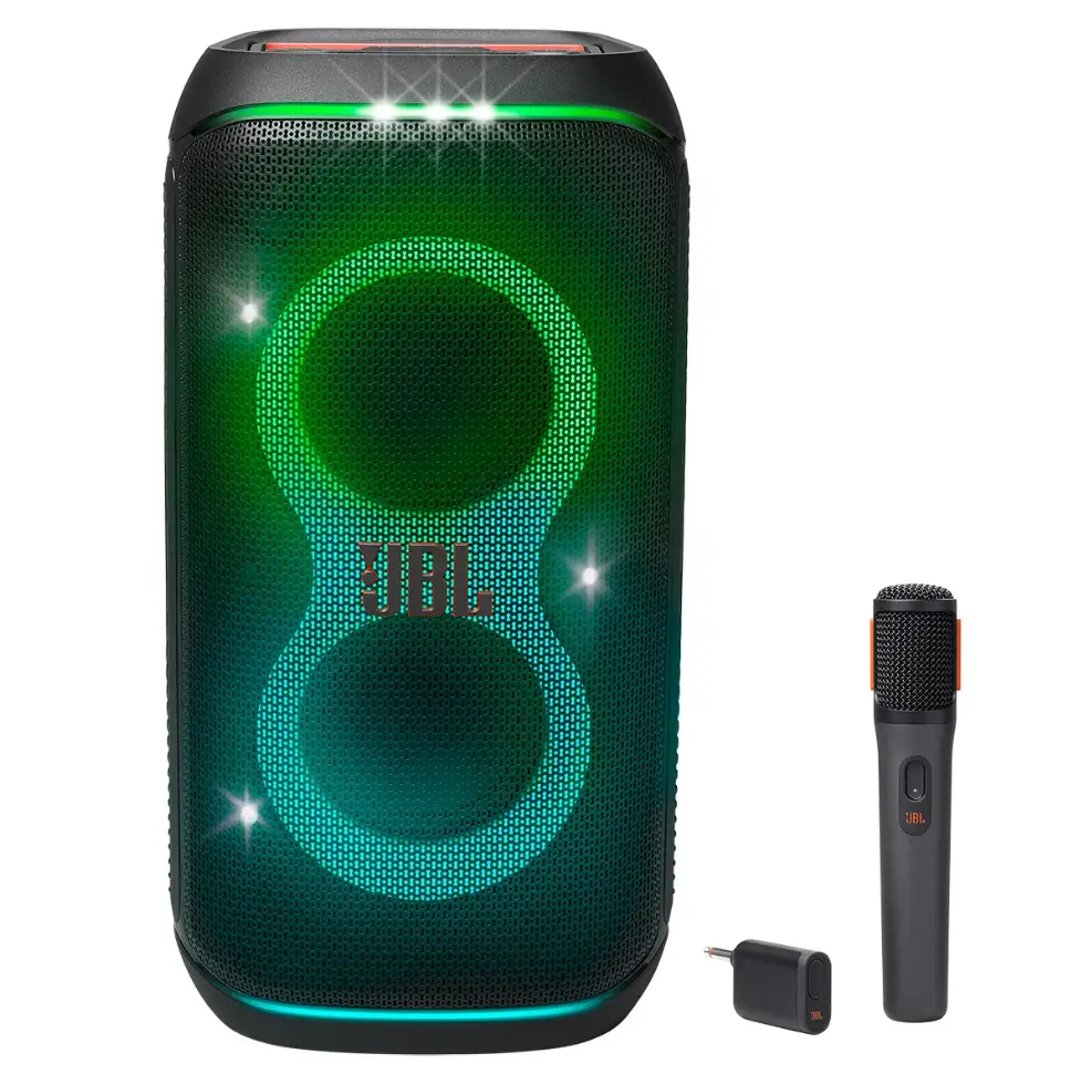 JBL wireless speaker and Bluetooth microphone