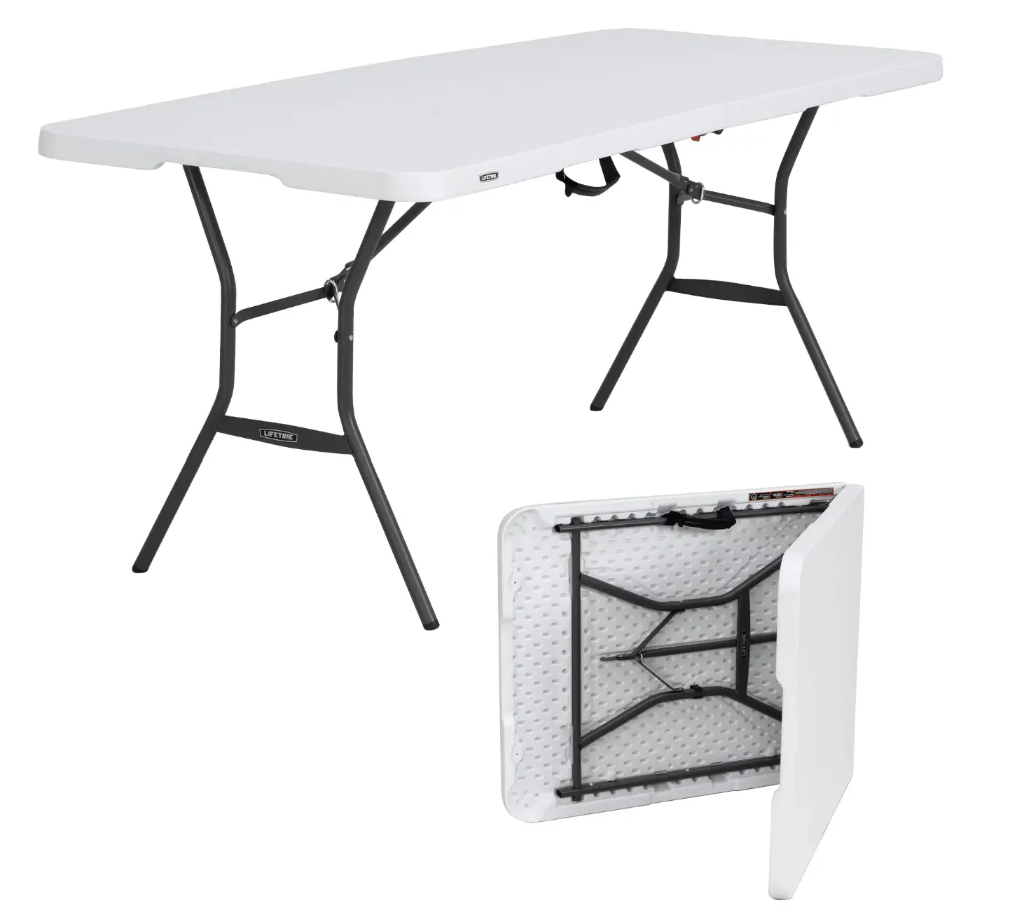Lifetime folding 6-foot rectangle table